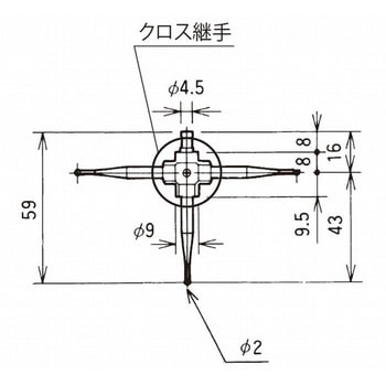 ACCRETECH用于电子探针TP1(S)的星形触针东京精密68070
